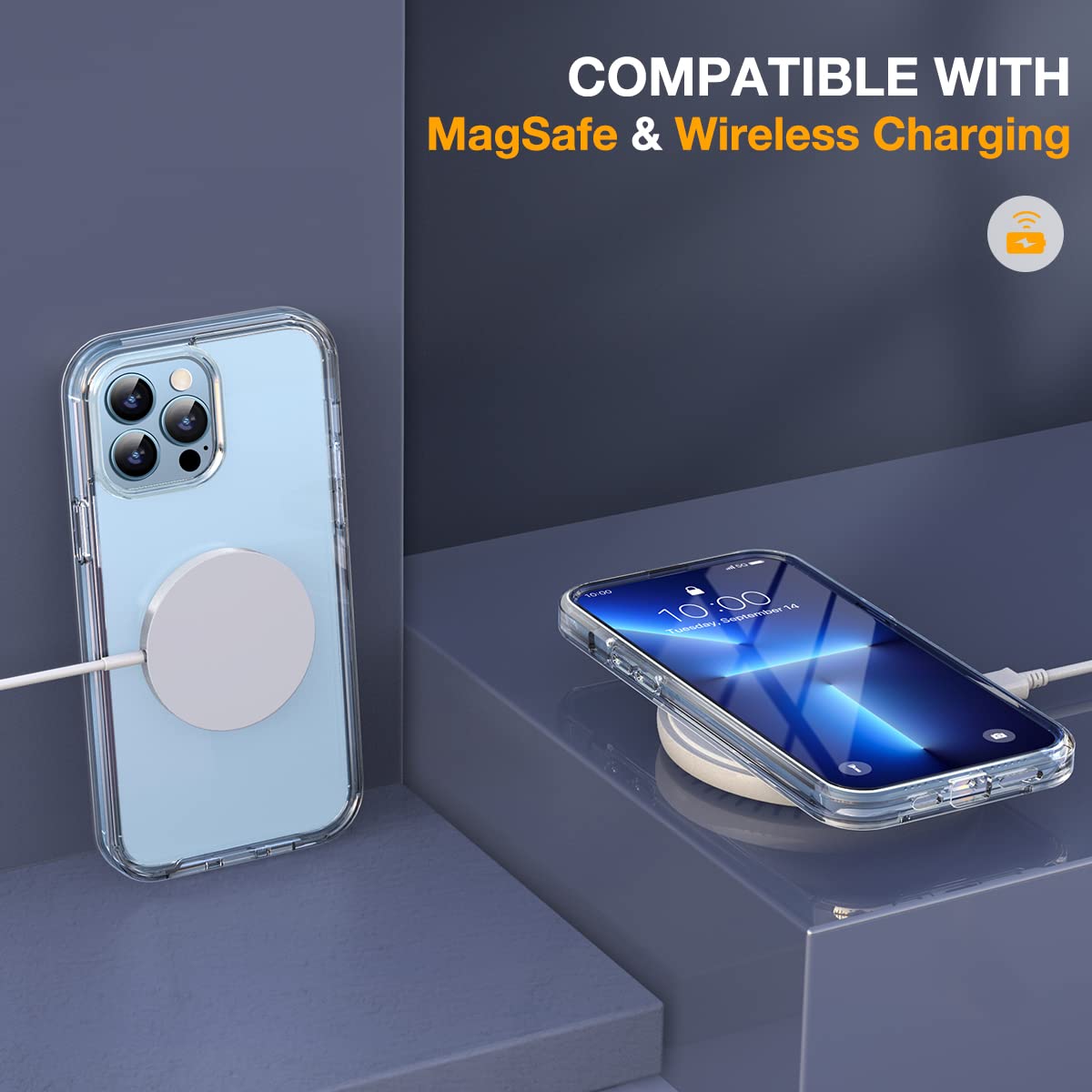 Amazon.com: Miracase Glass Case for iPhone 13 Pro Max 6.7 inch